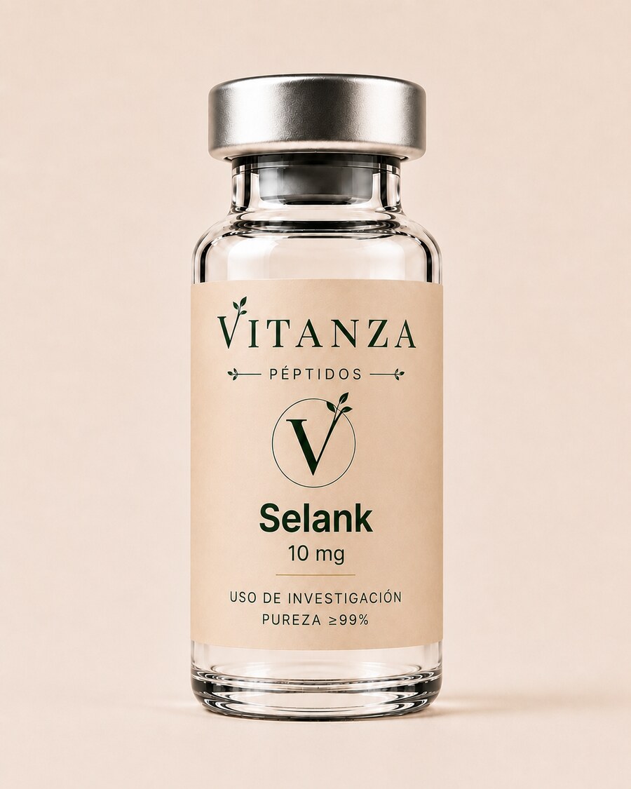 Selank 10 mg — vial de péptido para investigación (RUO) | Vitanza